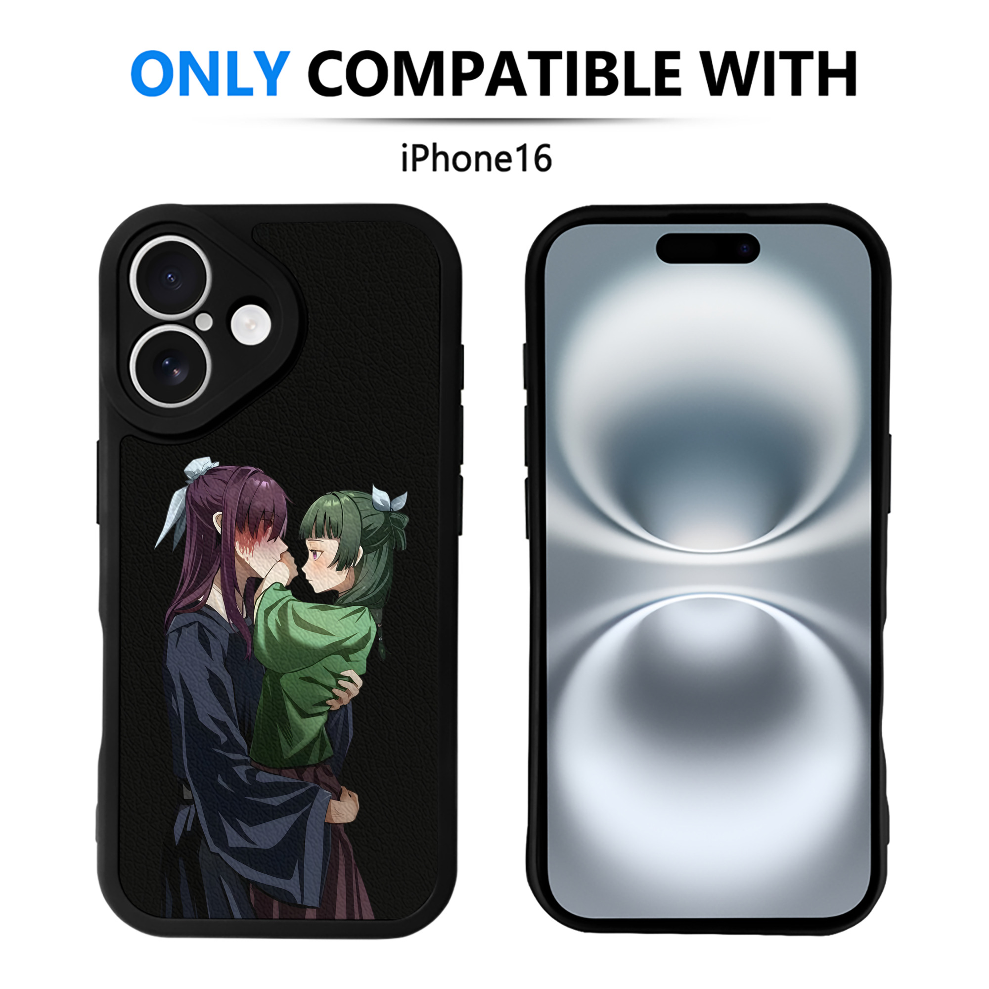 薬屋のひとりごと The Apothecary Diaries 【iPhone 16シリーズ対応】シリコンスマホケース（レザー調） 材質：シリコン